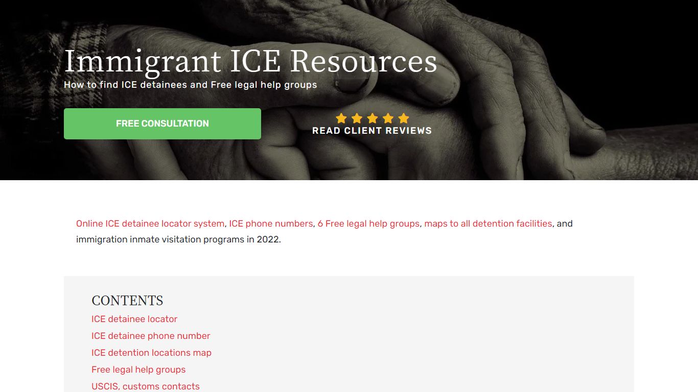 ICE detainee locator: Immigration detainee locator - Chudnovsky Law